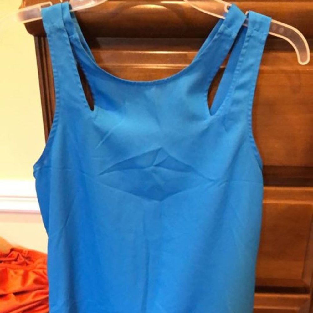 Blue tank top